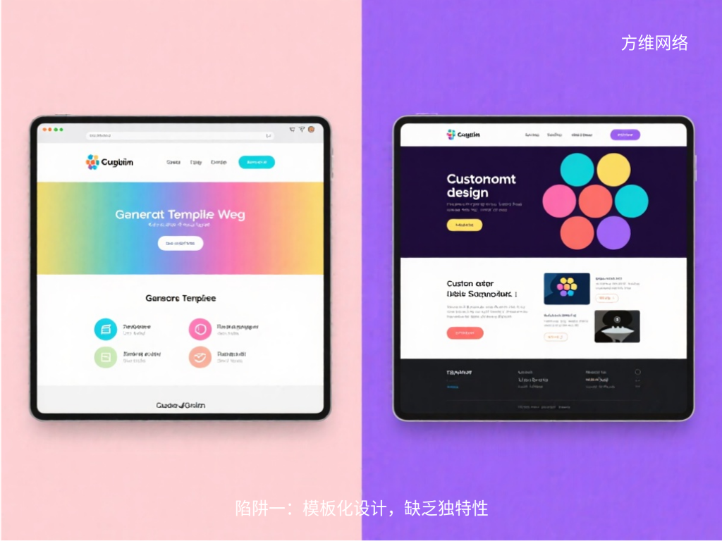 陷阱一：模板化設(shè)計(jì)，缺乏獨(dú)特性