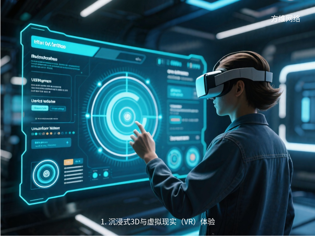 1. 沉浸式3D與虛擬現實（VR）體驗